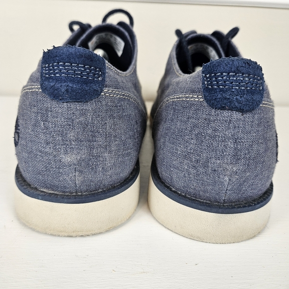 Timberland Men`s Woodhull Denim Canvas Oxford Dress Casual Shoe Sz 12 - Picture 8 of 14